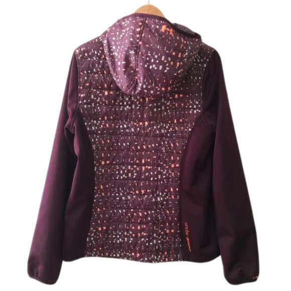 NWOT Under Armour Women's Coldgear Infrared Winter Jacket Burgundy Size M - Picture 3 of 4